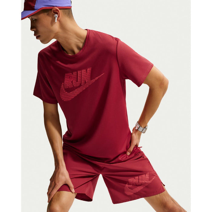 【ネコポス送料無料】ナイキNIKEランニングシャツメンズナイキマイラーDri-FITUVプロテクションショートスリーブランニングトップIF9476-641