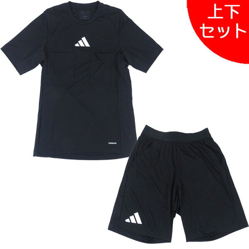 【上下セット】アディダスadidasレフェリー2024上下IFC13-IFC14サッカーフットサル審判レフリーウェアブラックメンズ