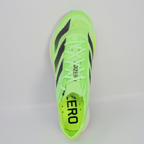 アディダスadidasメンズランニングシューズADIZEROTAKUMISEN10IG3134マラソンジョギンググリーン