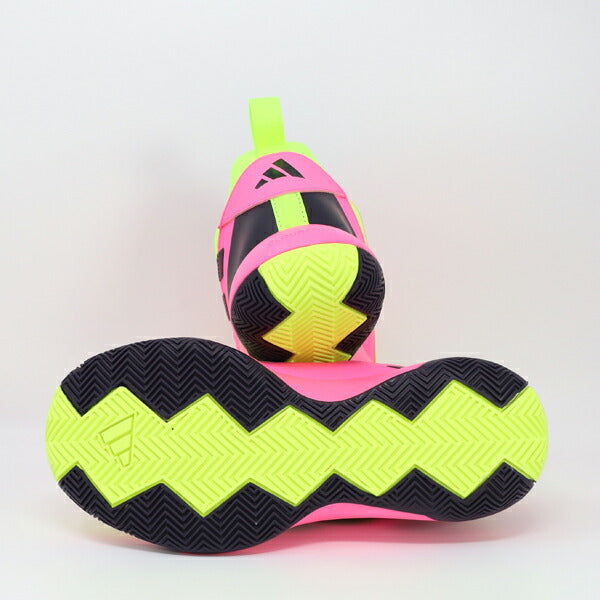 アディダスadidasジュニアバスケミニバスシューズCrossEmUpSelectJIG6638子供バッシュバスケットボールピンク