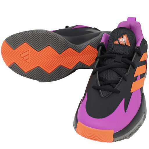 アディダスadidasジュニアバスケミニバスシューズCrossEmUpSelectJIG6639子供バッシュバスケットボールブラック