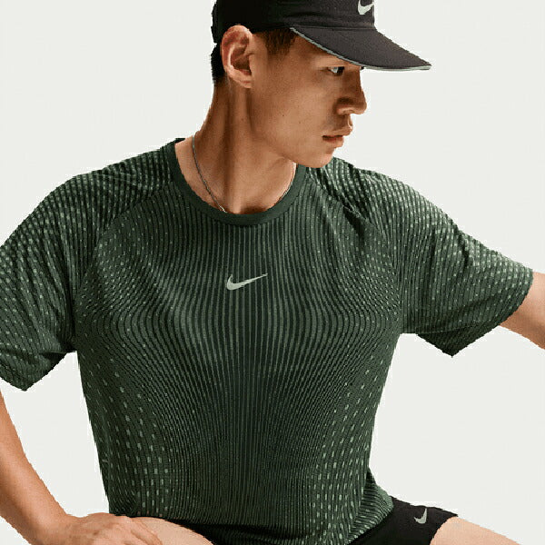 ナイキNIKEストライドメンズAero-FITショートスリーブランニングトップス半袖シャツIH0746-010