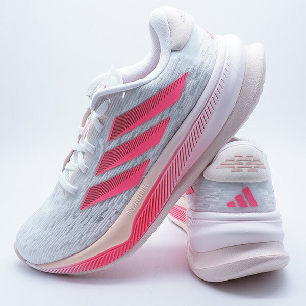 SUPERNOVACOMFORTGLIDEWアディダスadidasIH0901フットウェアホワイトピンクランニングシューズ