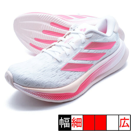 SUPERNOVACOMFORTGLIDEWアディダスadidasIH0901フットウェアホワイトピンクランニングシューズ