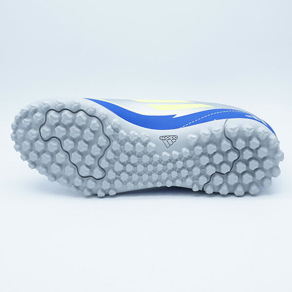 F50CLUBTFJMESSIアディダスadidasIH0923シルバーメタリックジュニアサッカートレーニングシューズ