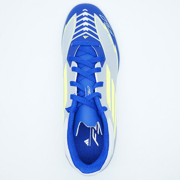 F50LEAGUETFJMESSIアディダスadidasIH0925シルバーメタリックジュニアサッカートレーニングシューズ