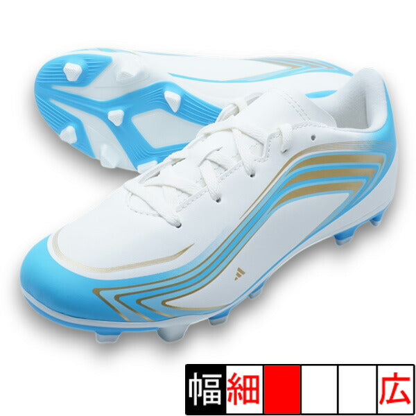F50MESSICLUBFXGJアディダスadidasIH1915アイボリージュニアサッカースパイク