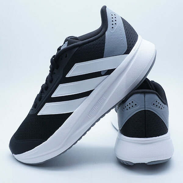 DURAMOSL2JアディダスadidasIH3592コアブラックジュニアランニングシューズ