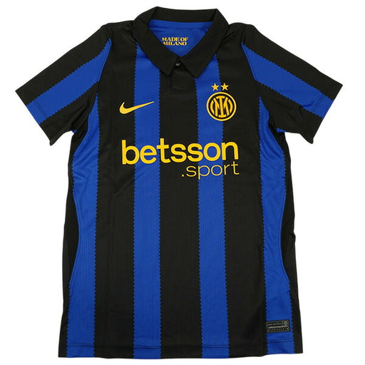 インテルジュニアINT2026-07レプリカホームユニフォーム半袖II1648-409サッカーリヨンブルー子供用ナイキNIKE