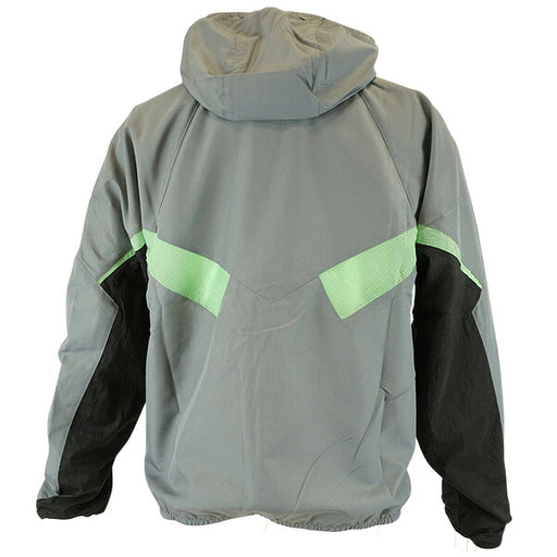 ナイキNIKE裏メッシュRPLPRMRフーディトラックジャケットWIM4121-336サッカーフットサルブレーカーグレーグリーン