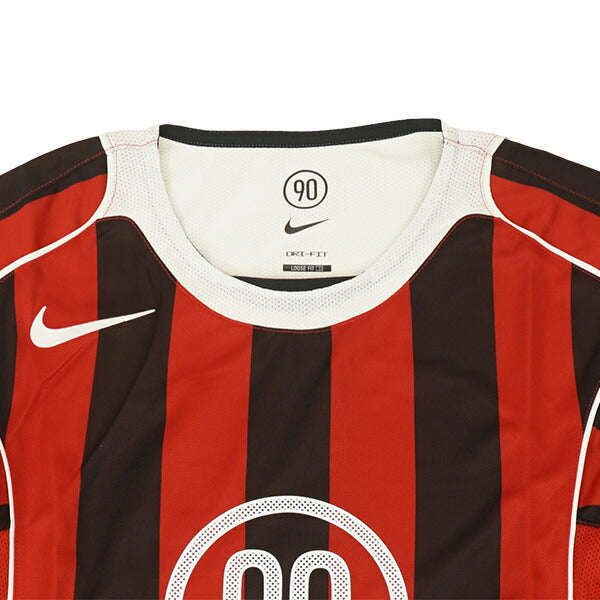 ナイキNIKEトータル90Dri-FITロングスリーブトップIM6314-687サッカーフットサルプラシャツ長袖練習着ジムレッド