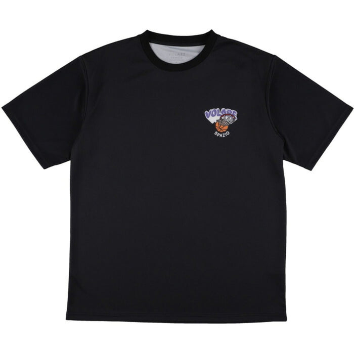 スパッツィオSpazioバスケットボール半袖TシャツVolareダンクプラシャツメンズレディース大人プラクティスシャツ接触冷感吸水速乾UVケアVB0013