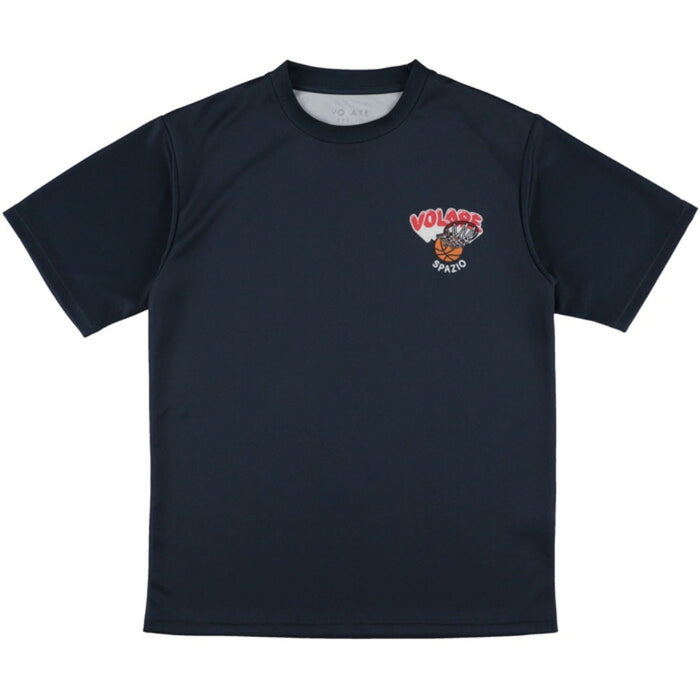 スパッツィオSpazioバスケットボール半袖TシャツVolareダンクプラシャツメンズレディース大人プラクティスシャツ接触冷感吸水速乾UVケアVB0013