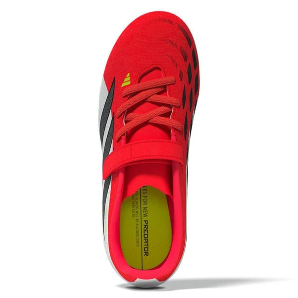 PREDATOR CLUB H&L TF J アディダス adidas JS0367 ルシッドレッド ジュニア サッカー トレーニングシューズ ベルクロ