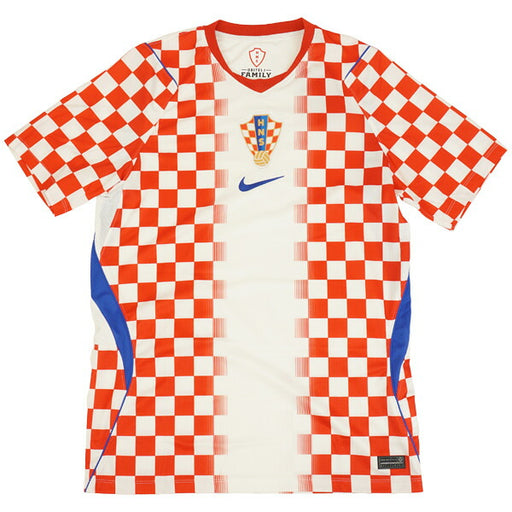 クロアチア代表CXR2026レプリカホームユニフォーム半袖IO8621サッカーレッドホワイトナイキNIKE