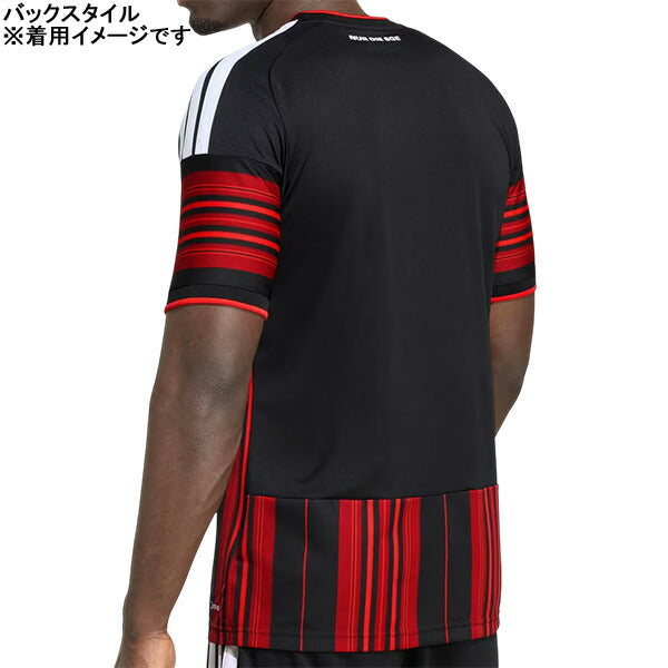アイントラハト・フランクフルトFRA2026-27レプリカホームユニフォーム半袖IR657-KB1996サッカーレッドブラックアディダスadidas
