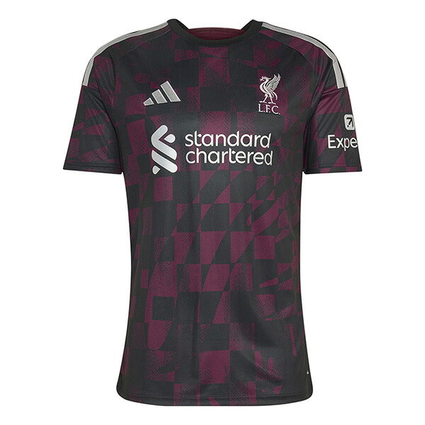 リバプールLFC2026-27レプリカ3rdユニフォーム半袖IS108-KA6855サッカーブラックアディダスadidas