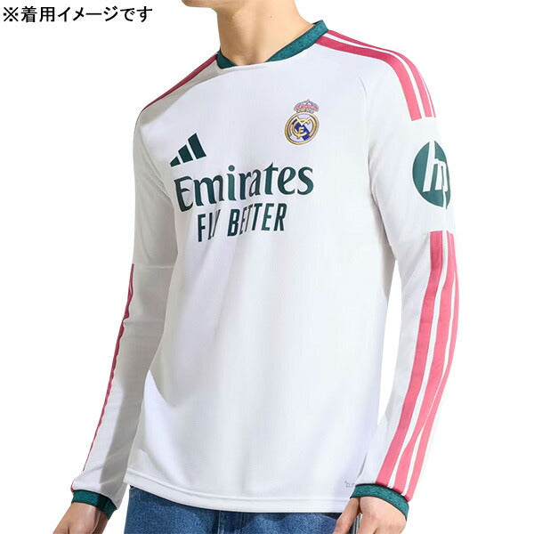 レアルマドリードRMD2026-27レプリカホームユニフォーム長袖IV100-KC3952サッカーホワイトアディダスadidas