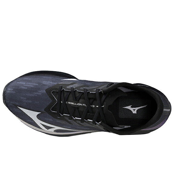 ミズノMIZUNOウエーブリベリオンフラッシュ3メンズランニングシューズJ1GC2676-01