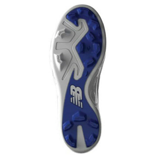 ニューバランスNewBalance野球ジュニアポイントスパイク3000V7CLEATSJNR3000V7クリーツジュニア子供ホワイト×ブルーJA3000D7-W