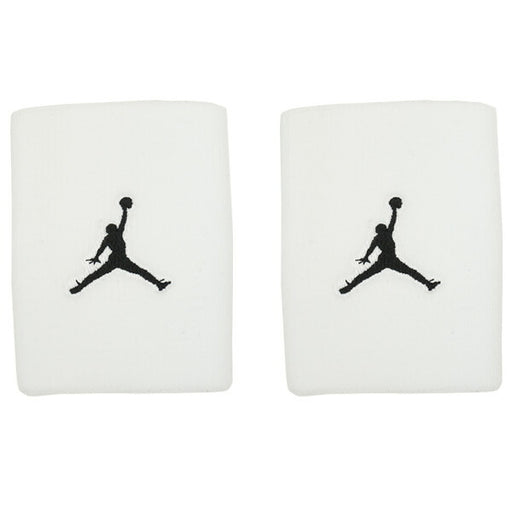 【ネコポス送料無料】ジョーダンJORDANジャンプマンリストバンドJD1007-101サッカーフットサルホワイト2個セット