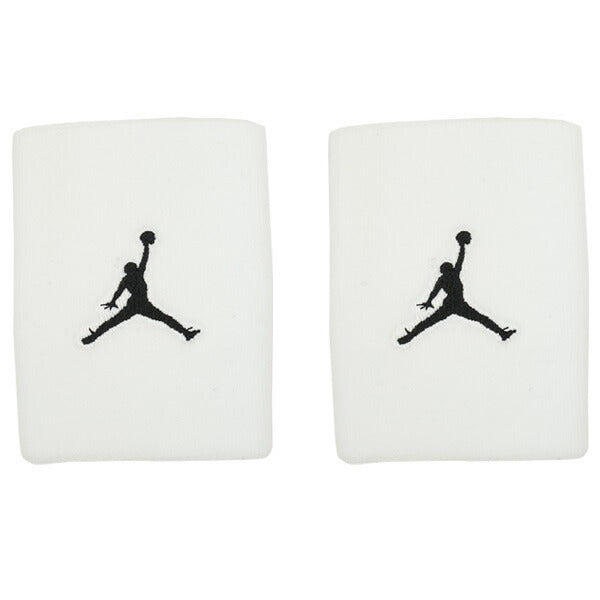 【ネコポス送料無料】ジョーダンJORDANジャンプマンリストバンドJD1007-101サッカーフットサルホワイト2個セット