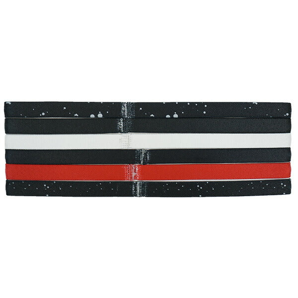 【ネコポス送料無料】ジョーダンJORDANエラスティックヘッドバンド6本セットJD2012-091サッカーフットサルロゴ入りシリコングリップ