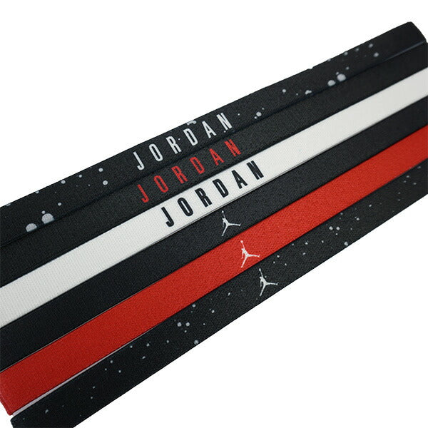 【ネコポス送料無料】ジョーダンJORDANエラスティックヘッドバンド6本セットJD2012-091サッカーフットサルロゴ入りシリコングリップ