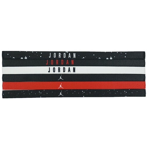 【ネコポス送料無料】ジョーダンJORDANエラスティックヘッドバンド6本セットJD2012-091サッカーフットサルロゴ入りシリコングリップ
