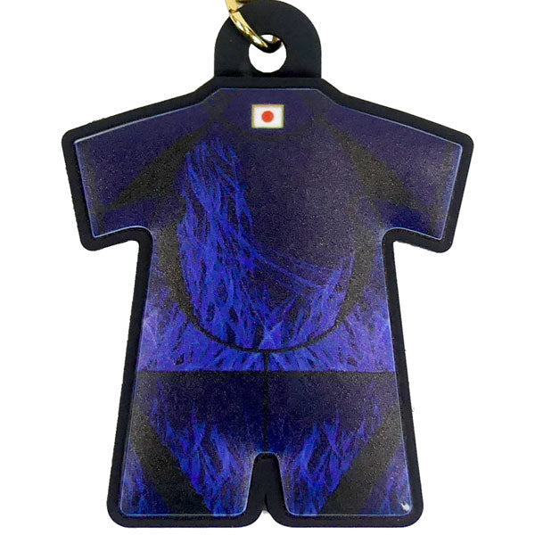 【ネコポス対応可】サッカー日本代表プレイヤーズユニ型ラバーキーホルダー背番号入りサポーターグッズアクセサリー