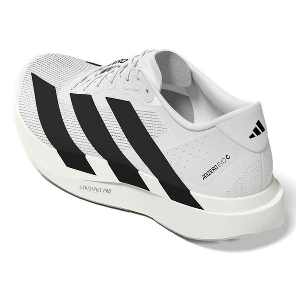 アディダスadidasレディースランニングシューズadizeroEvoSLWJH6208マラソンジョギングホワイト