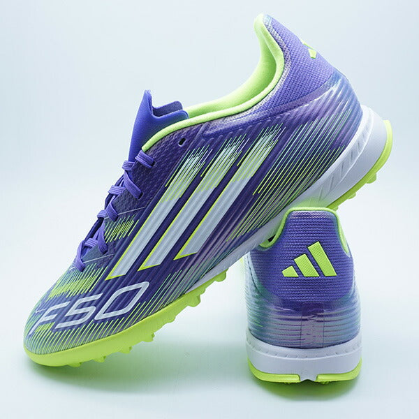 F50LEAGUETFアディダスadidasJH7724パープルラッシュサッカートレーニングシューズ