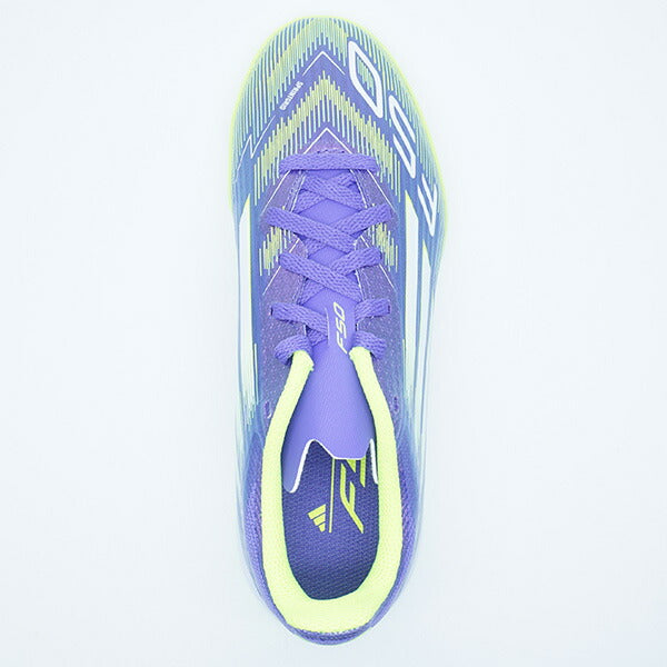 F50LEAGUEINJアディダスadidasJH7750パープルラッシュジュニアフットサルシューズインドア室内用