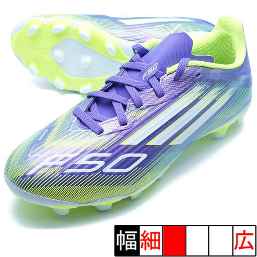 F50LEAGUEHG/AGJアディダスadidasJH7752パープルラッシュジュニアサッカースパイク