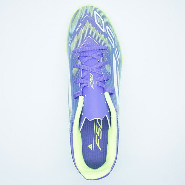 F50CLUBTFアディダスadidasJI0026パープルラッシュサッカートレーニングシューズ