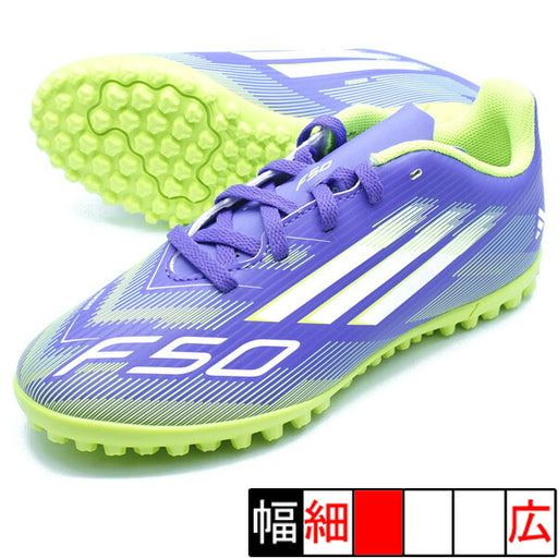 【送料無料】F50CLUBTFJアディダスadidasJI0039パープルラッシュジュニアサッカートレーニングシューズ