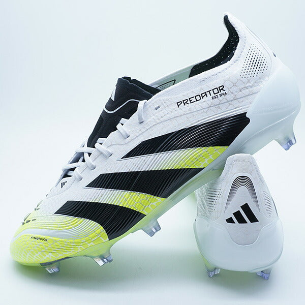 プレデターELITEFGアディダスadidasJI1082フットウェアホワイトサッカースパイク天然芝