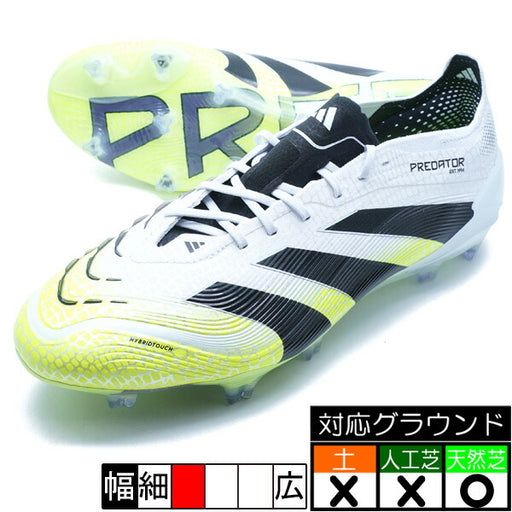プレデターELITEFGアディダスadidasJI1082フットウェアホワイトサッカースパイク天然芝