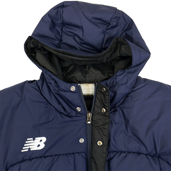 ニューバランスNewBalanceジュニア中綿パデットロングコートJJJF1425サッカーフットサルベンチコート防寒移動観戦子供用