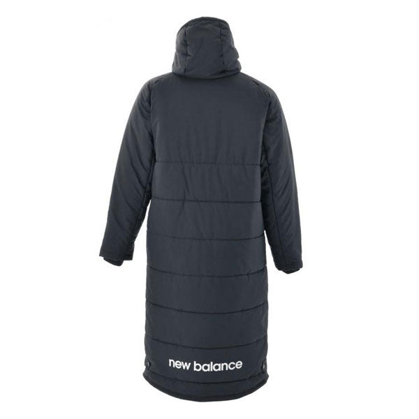 ニューバランスNewBalanceパテッドロングコートJMJF1424サッカーフットサルベンチコートスポーツ観戦メンズ