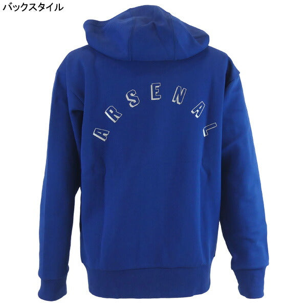 アーセナルARS2024-25アンセムジャケットJNO72-IT4083サッカージップパーカーフードビクトリーブルーアディダスadidas