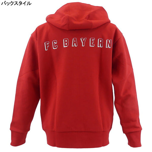 バイエルンミュンヘンBAY2024-25アンセムジャケットJNP01-IT4121サッカーレプリカパーカーフードジップチームパワーレッドアディダスadidas