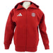 バイエルンミュンヘンBAY2024-25アンセムジャケットJNP01-IT4121サッカーレプリカパーカーフードジップチームパワーレッドアディダスadidas