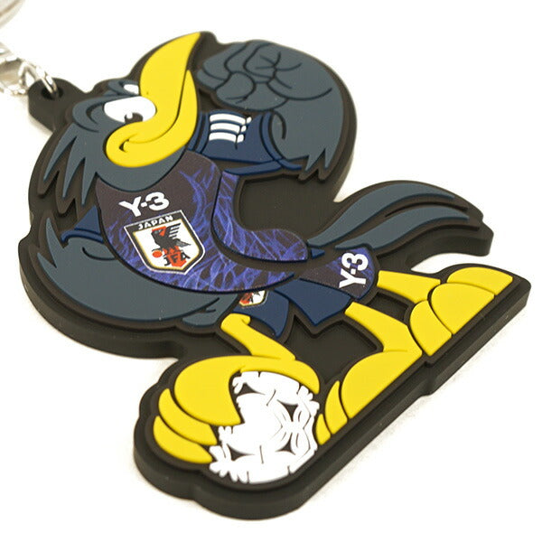 【ショップ限定エントリーでさらに+9倍】【ネコポス対応可】日本代表オフィシャルJFAマスコットラバーキーホルダーSTADIUMLINEカラッペJO-382サッカーアクセサリー70mm