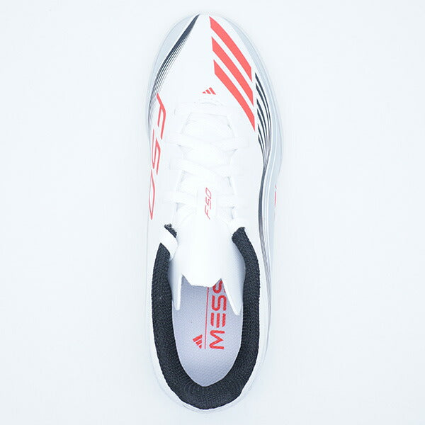 【ショップ限定エントリーでさらに+9倍】F50MESSILEAGUETFJアディダスadidasJP7456フットウェアホワイトジュニアトレーニングシューズ