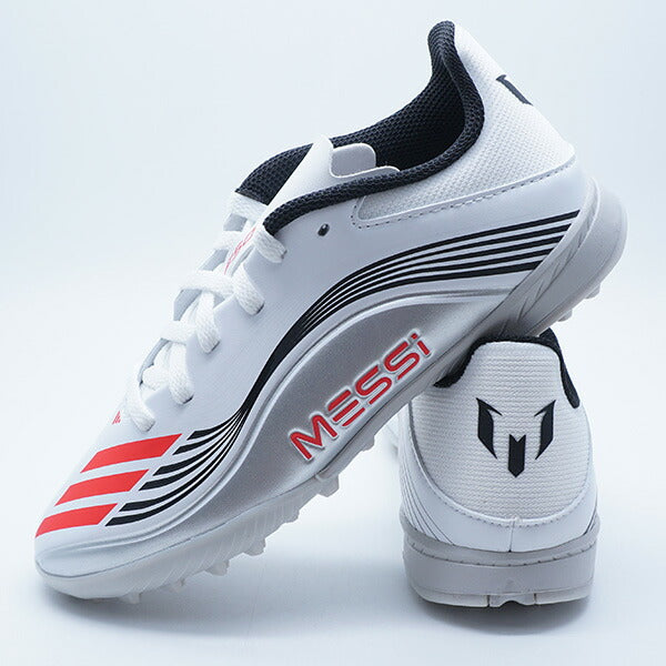【ショップ限定エントリーでさらに+9倍】F50MESSILEAGUETFJアディダスadidasJP7456フットウェアホワイトジュニアトレーニングシューズ