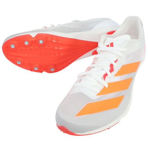 アディダスadidas陸上ランニングスパイクアディゼロディスタンススターADIZERODISTANCESTARホワイトJQ0627