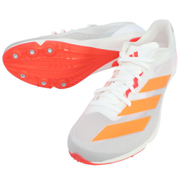 アディダスadidas陸上ランニングスパイクアディゼロディスタンススターADIZERODISTANCESTARホワイトJQ0627