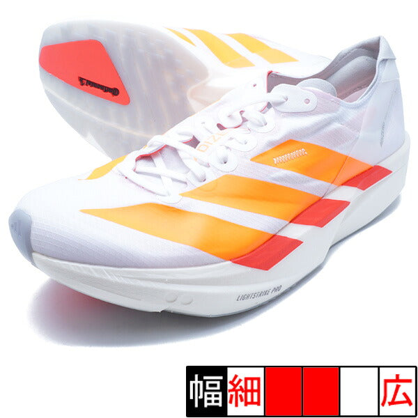ゆーたです ADIZERO TAKUMI SEN 11 アディダス adidas JQ0780 ホワイト オレンジ