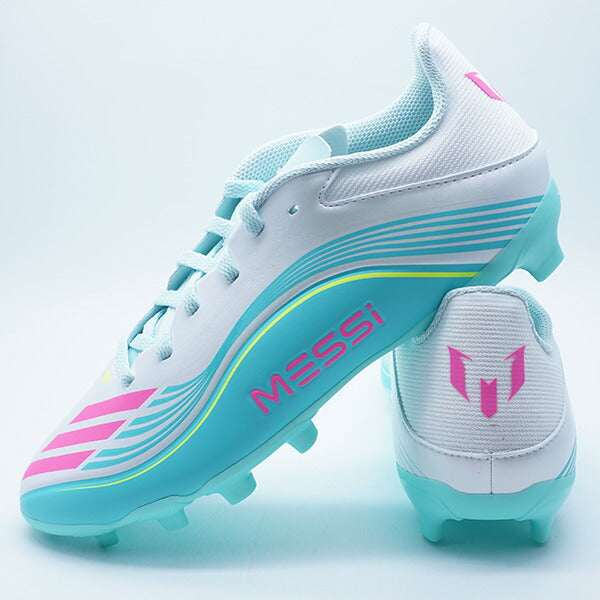 F50MESSILEAGUEHG/AGJアディダスadidasJQ0941フットウェアホワイトジュニアサッカースパイク